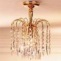 LXDirect single-light crystal chandelier