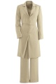 womens longline crepe trouser suit