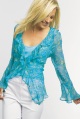 womens printed georgette blouse