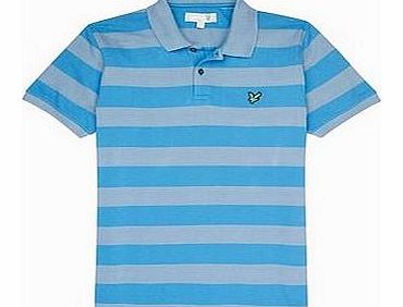 Lyle and Scott Mens Club Block Striped Polo