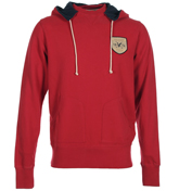 Lyle and Scott Deep Tomato Hooded Sweatshirt