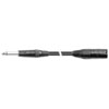 Professional 6.3mm mono jack to (M) XLR 6m