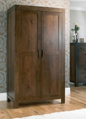 Walnut Double Wardrobe