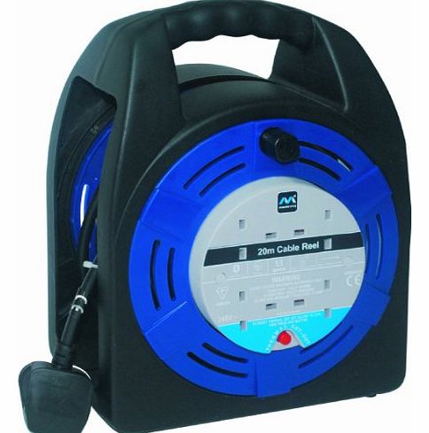 M/PLUG Masterplug Hand Bag Cassette Reel Blue 20m 13a 4skt