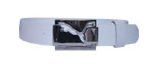 Mac in a Sac Puma High Shine Golf Belt White S