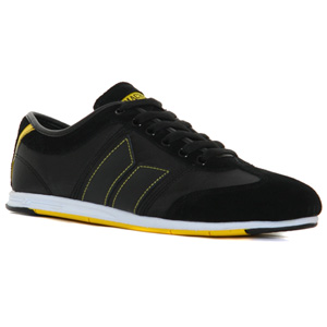 Brighton Nylon mix shoe - Black/Yellow