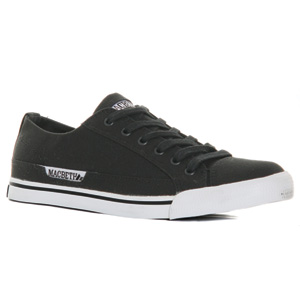 Matthew Vegan canvas shoe - Black/White