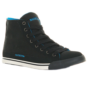 Schubert Canvas boot - Black/Teal