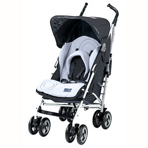 Maclaren Techno Classic Stroller Pushchair- Charcoal/Pearl