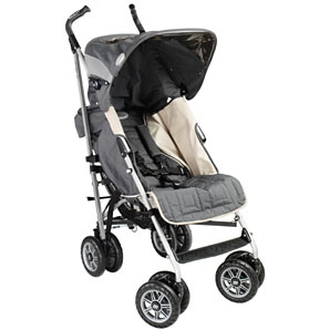 Maclaren Techno Classic Stroller Pushchair- Charcoal/Tan