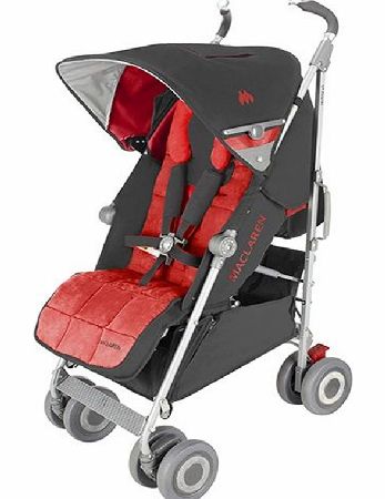 Maclaren Techno XLR Pushchair Charcoal/Scarlet