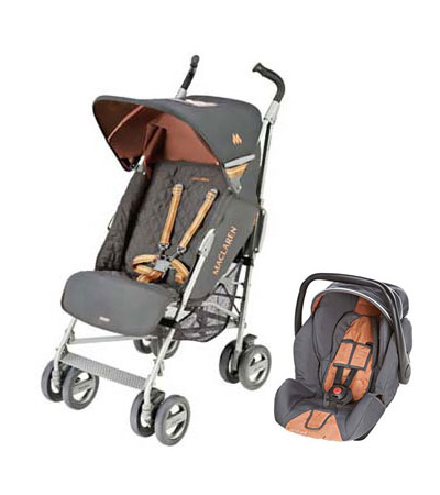 Techno XLR Travel System Charcoal/Burnt