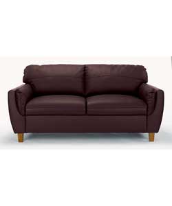 Large Leather Sofa - Chocolate