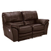 Leather Recliner Sofa, Brown