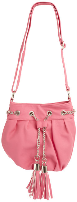 tassle front cross body bag