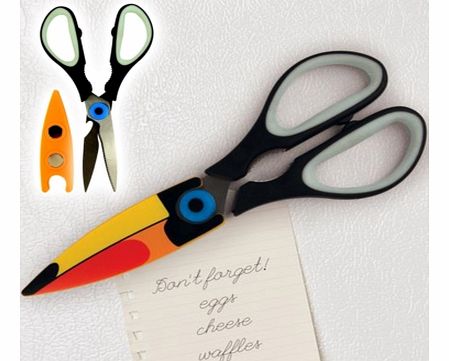 Magnetic Toucan Kitchen Scissors 4374CX