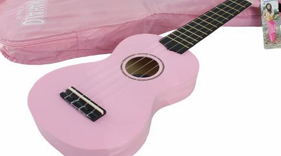 Mahalo Soprano Ukulele with Bag - Pink