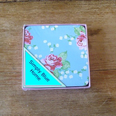 English Rose Coasters - set of 4