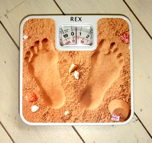 Foot print Bathroom Scales