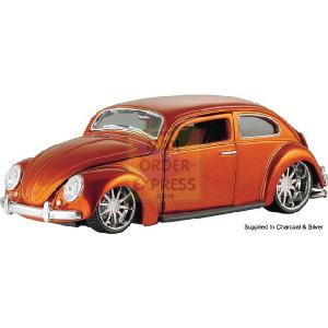 1 24 Scale V Bugz Beetle Charcoal Silver