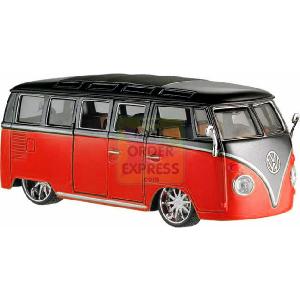 Maisto 1 25 Scale V Bugz Samba Van Black Red