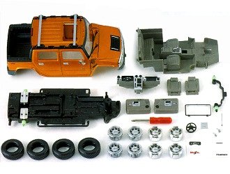 Maisto 1:24th Die Cast Kit - 2001 Hummer H2 SUT