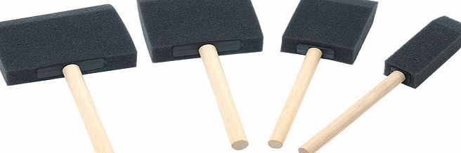 Major Brushes Foam Brush Set - Pack of 4 720-4