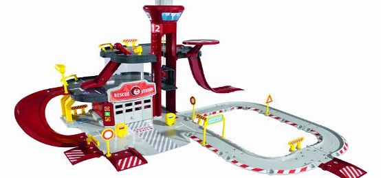 Majorette Creatix Rescue Station/ Heli and Car