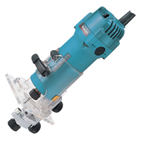 Makita 3707FC 1/4andquot Trimmer With Light Var Speed 110v