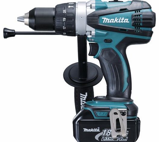 Makita BHP458RFE 18V 16mm Cordless Lithium Ion Compact 2 Speed Combi Drill