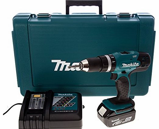 Makita DHP453RM 18V Li-ion Cordless Combi Drill with 1 x 4.0Ah Battery