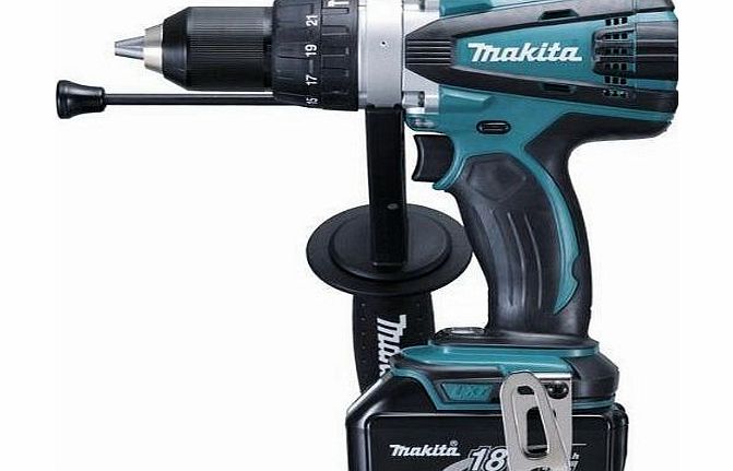 Makita  DHP458RFE 18V LXT 2 Speed Combi Drill(2 x 3Ah Batteries)