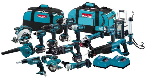 Makita  LXT1500 18 Volt LXT Lithium-Ion Cordless 15-Piece Combo Kit