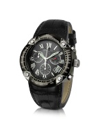 Makuti Taj-me - Mens Round Black Dial Chronograph