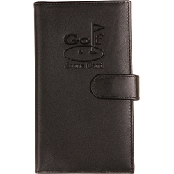 Mala Leather Odyssey Leather Golf Score Card Holder