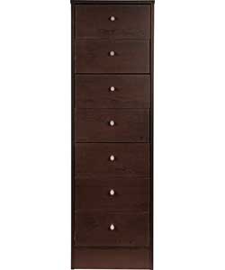 Malibu 7 Drawer Chest - Wenge Effect