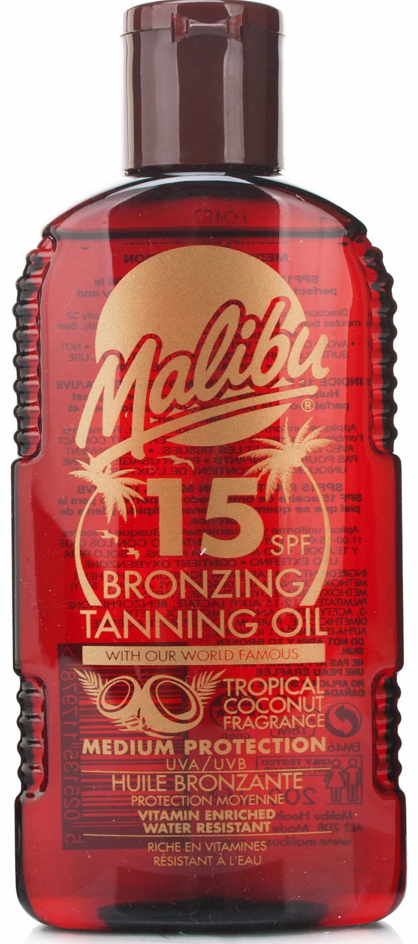 Bronzing Tanning Oil SPF15