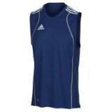 ADIDAS Mens T8 Clima Tank , XL, NEW NAVY/WHITE/SILVER