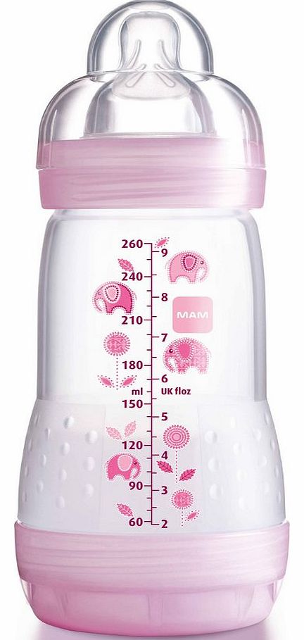 Anti Colic Bottle 260ml Pink