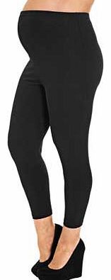 Womens Black Leggings - Large