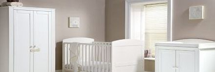 Mamas and Papas Teo 3 Piece Nursery Set - White