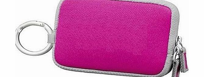 Pink Soft Camera Case Pouch - For Canon, Fuji, Sony, Panasonic, Samsung, Nikon, Pentax, Lumix, Kodak, Olympus amp; all other Compact Digital Cameras