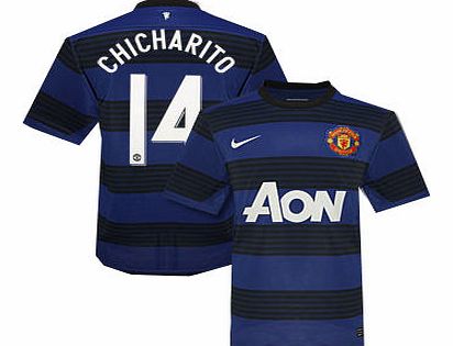 Nike 2011-12 Man Utd Nike Away Shirt (Chicharito 14)