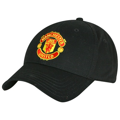 Man Utd Nike 2010-11 Man Utd Nike Crest Baseball Cap (Black)