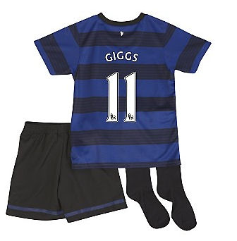 Nike 2011-12 Man Utd Nike Little Boys Away (Giggs 11)