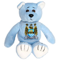 manchester City Beanie Bear - Sky.