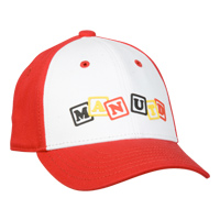 Manchester United Cap - Red/White - Infant Boys.