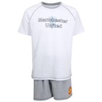 United Short Pyjama - White/Grey.