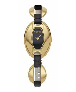 Mango Ladies Quartz Black Dial Watch