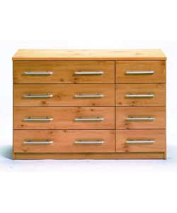 4 Plus 4 Wide Chest - Pine Finish